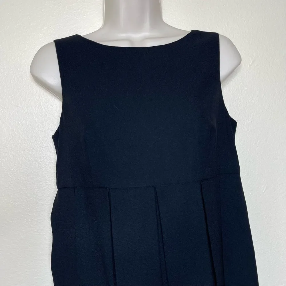 Cabi Flapper Empire Waist Black Sleeveless Car Wash Shift Dress 236 Women Size 4